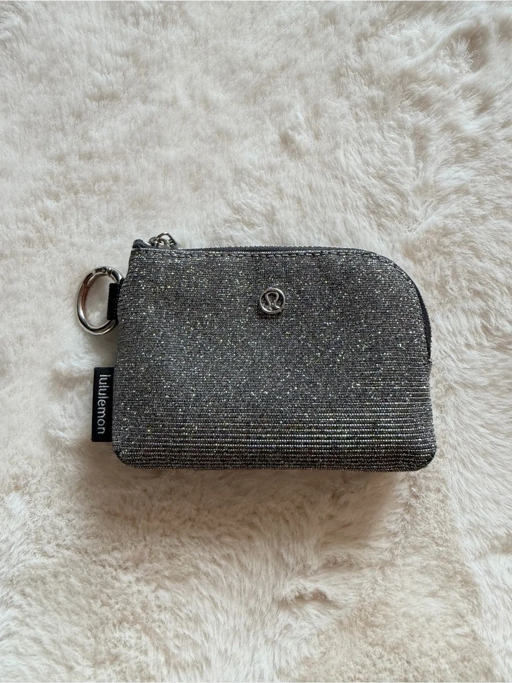 Lululemon Sparkle wallet - Silver/Gray